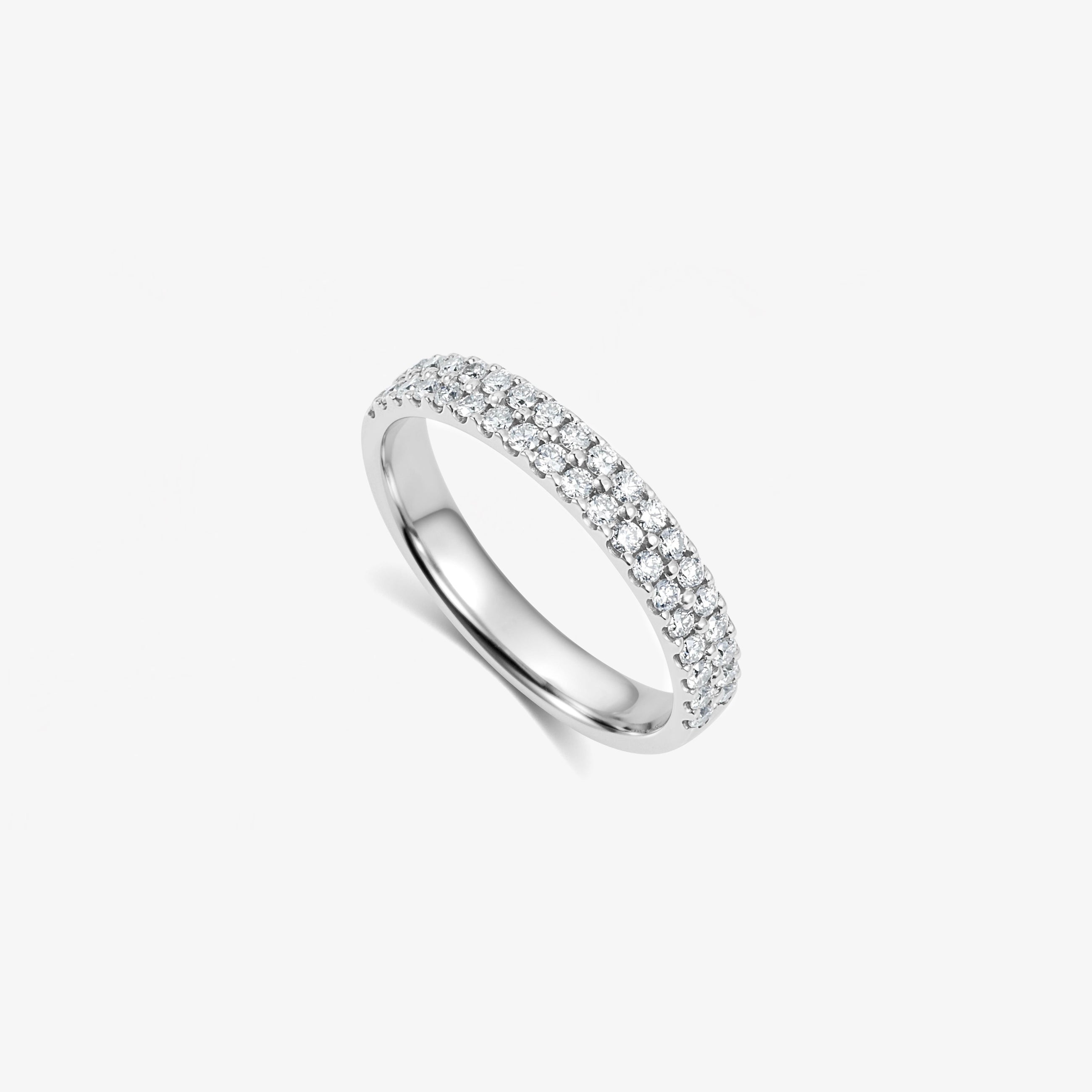 Eternity two row Diamond Ring (lab-grown)