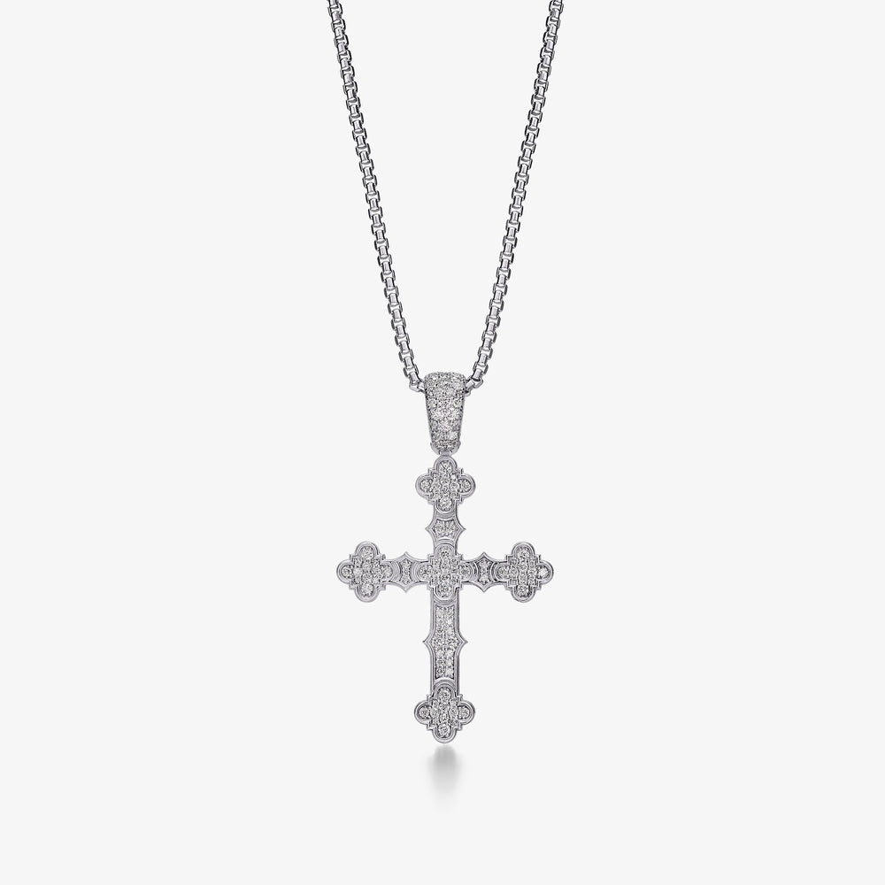 Small Diamond Cross Silver (VS+)