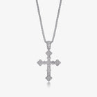 Small Diamond Cross Silver (VS+)
