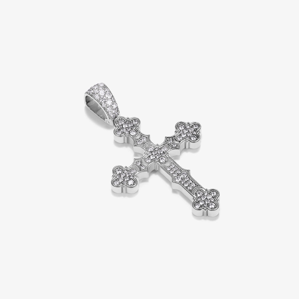 Small Diamond Cross Silver (VS+)