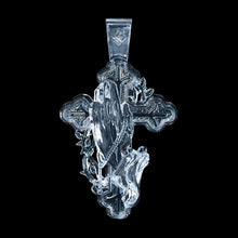 Clear Small Cross Pendant