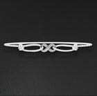 Iced Infinity Bracelet - Silver