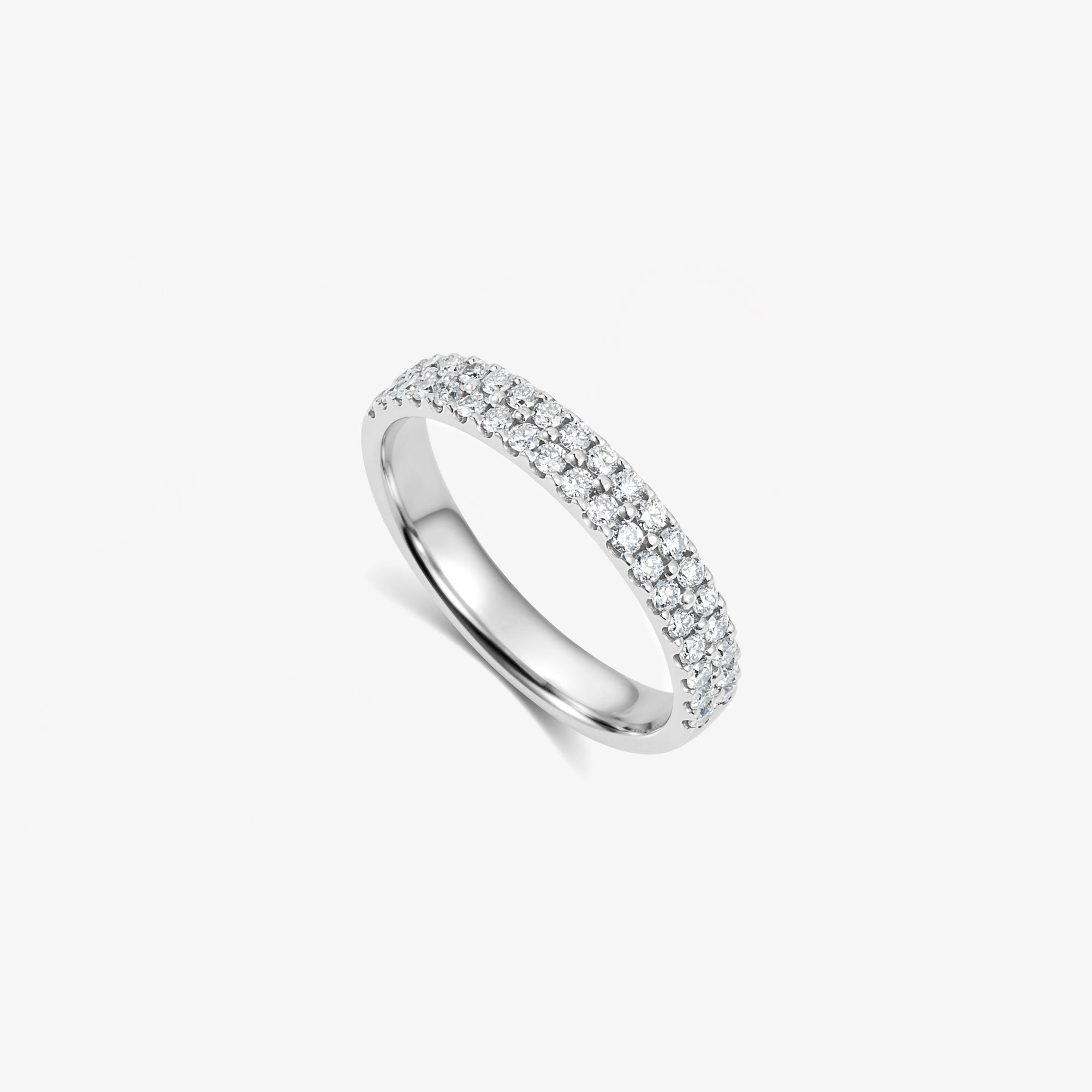 Eternity two row Diamond Ring (lab-grown)