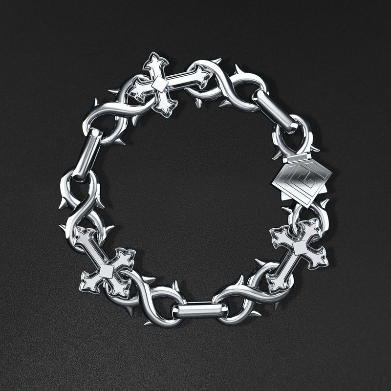 14mm St. Mark Bracelet - Platin