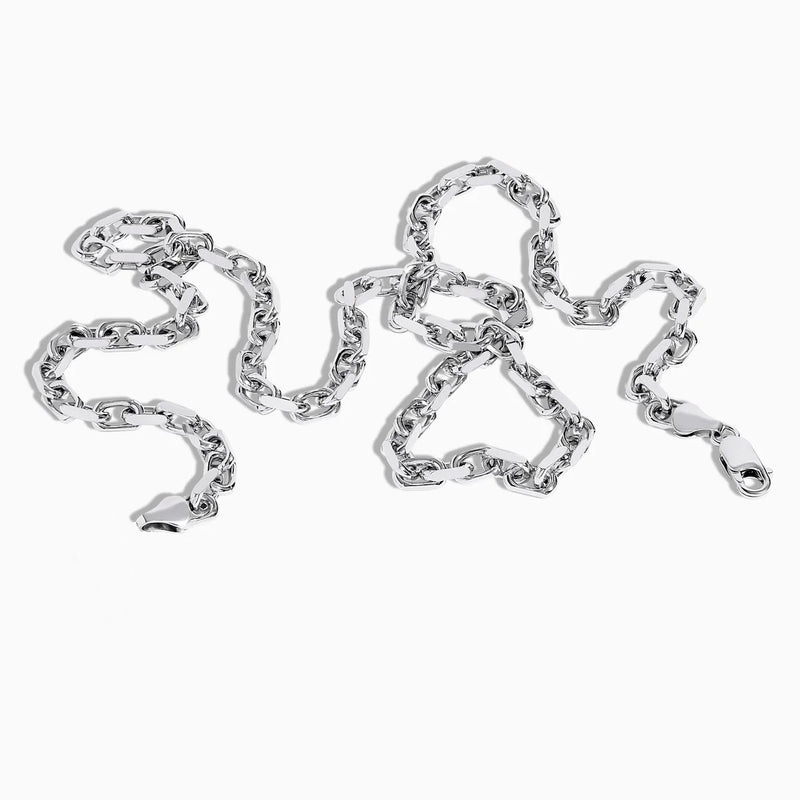 Heavy Silver Anchor Link Chain
