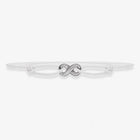 Iced Infinity Bracelet - Silver