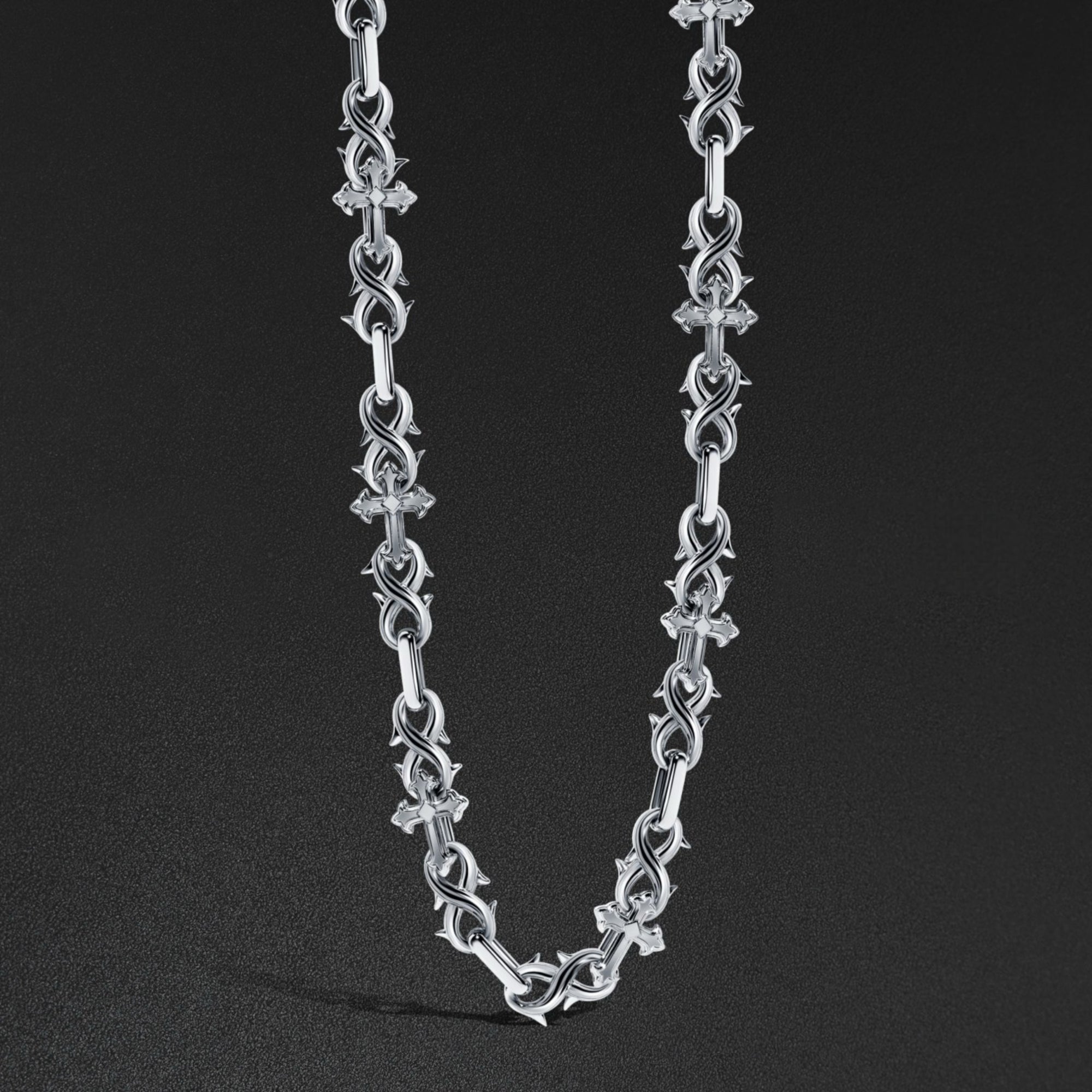 14mm St. Mark Chain - Platin