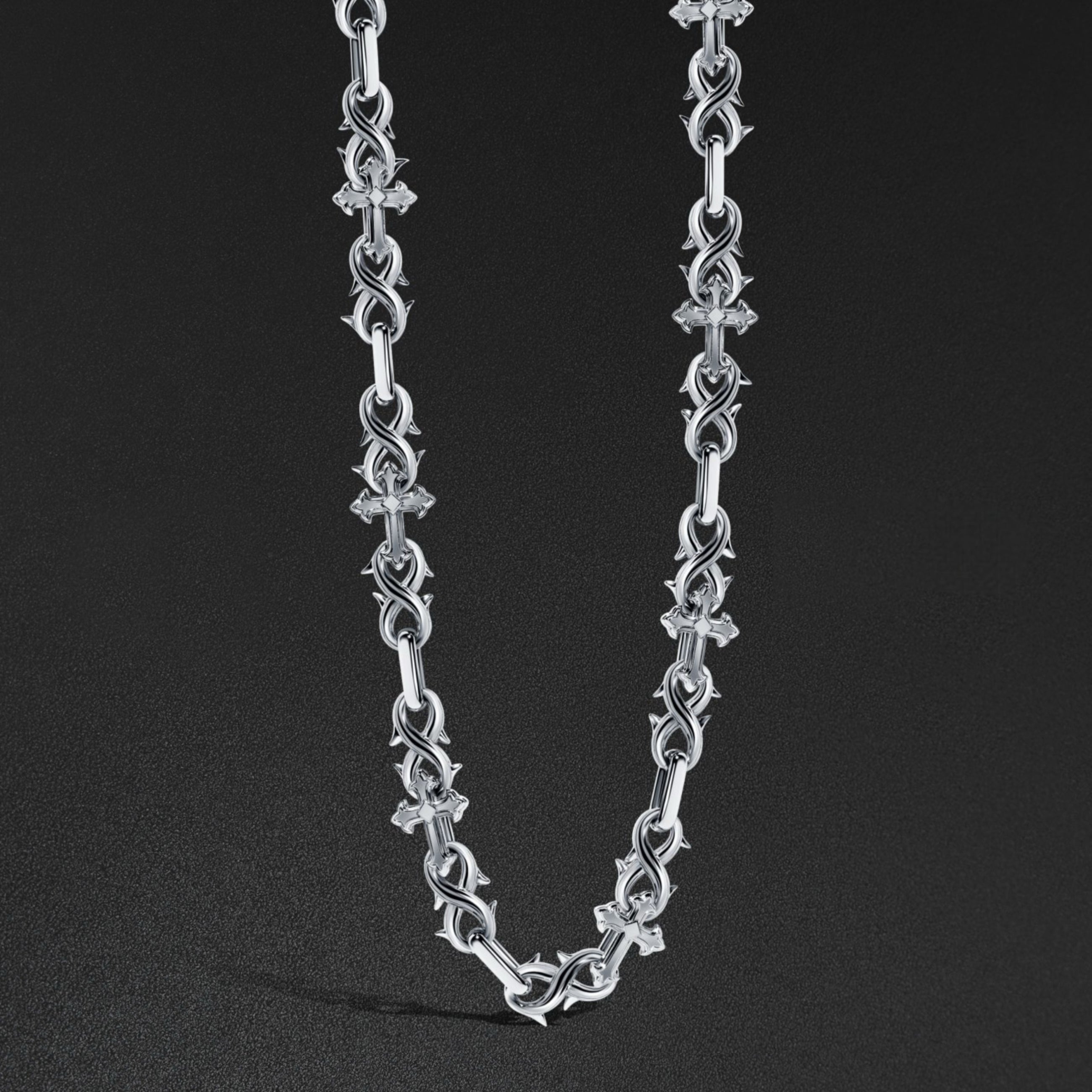 14mm St. Mark Chain - Platin