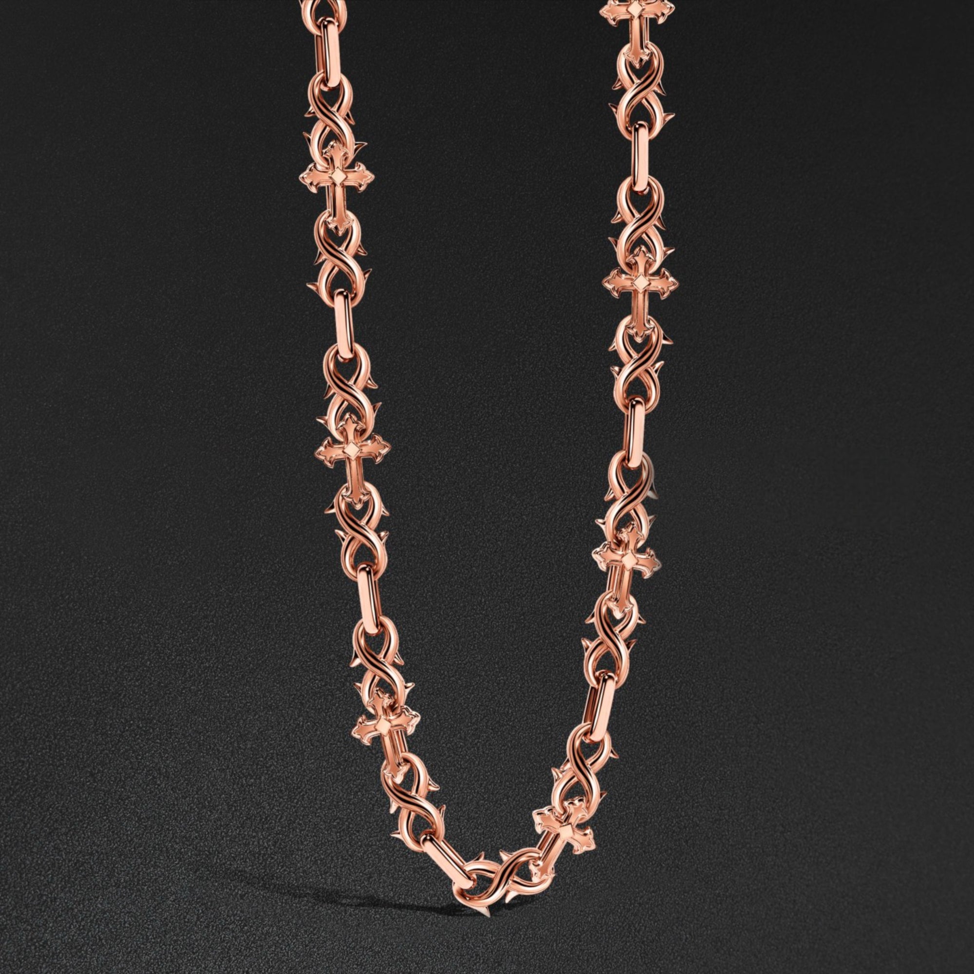 14mm St. Mark Chain - Rose