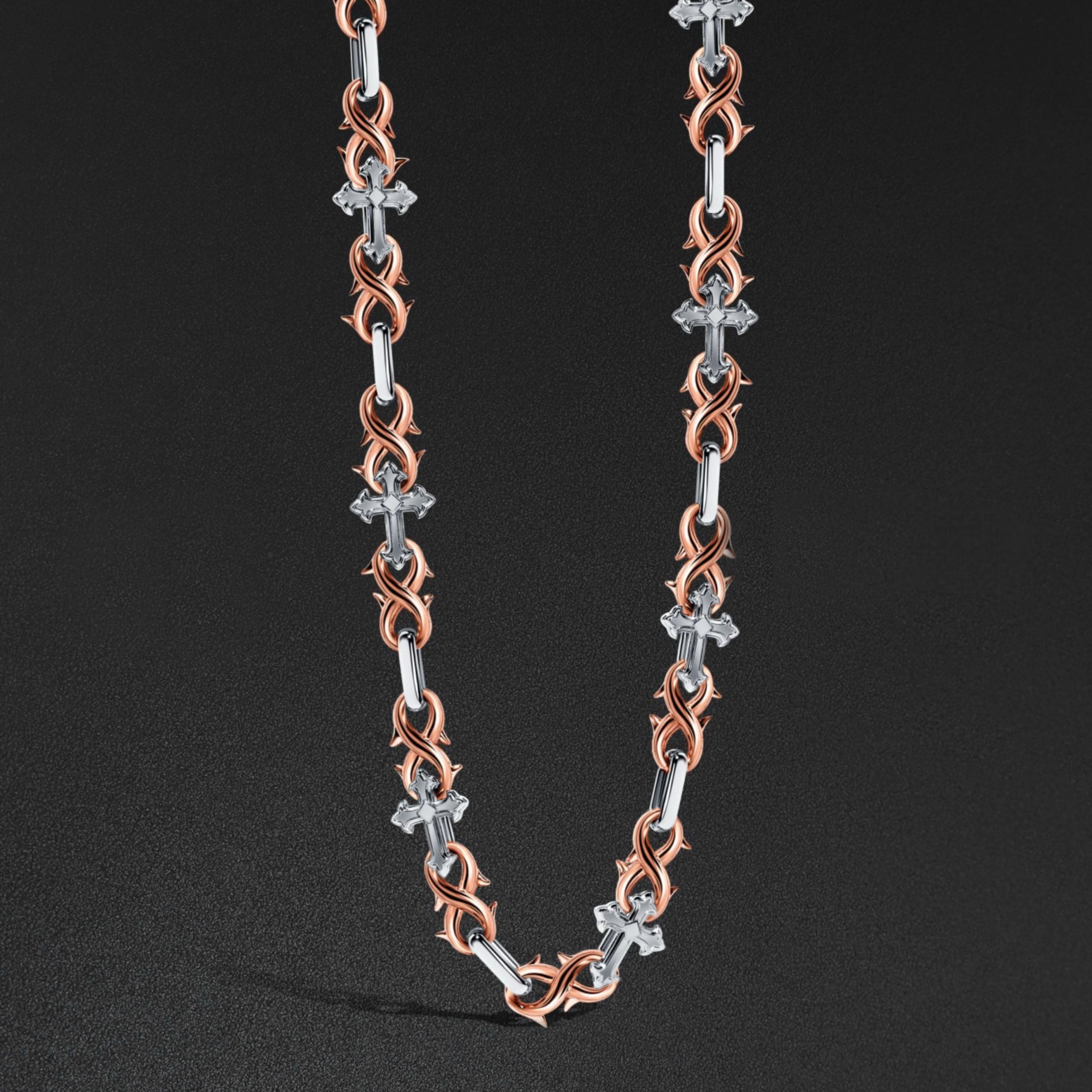14mm St. Mark Chain - Two tone