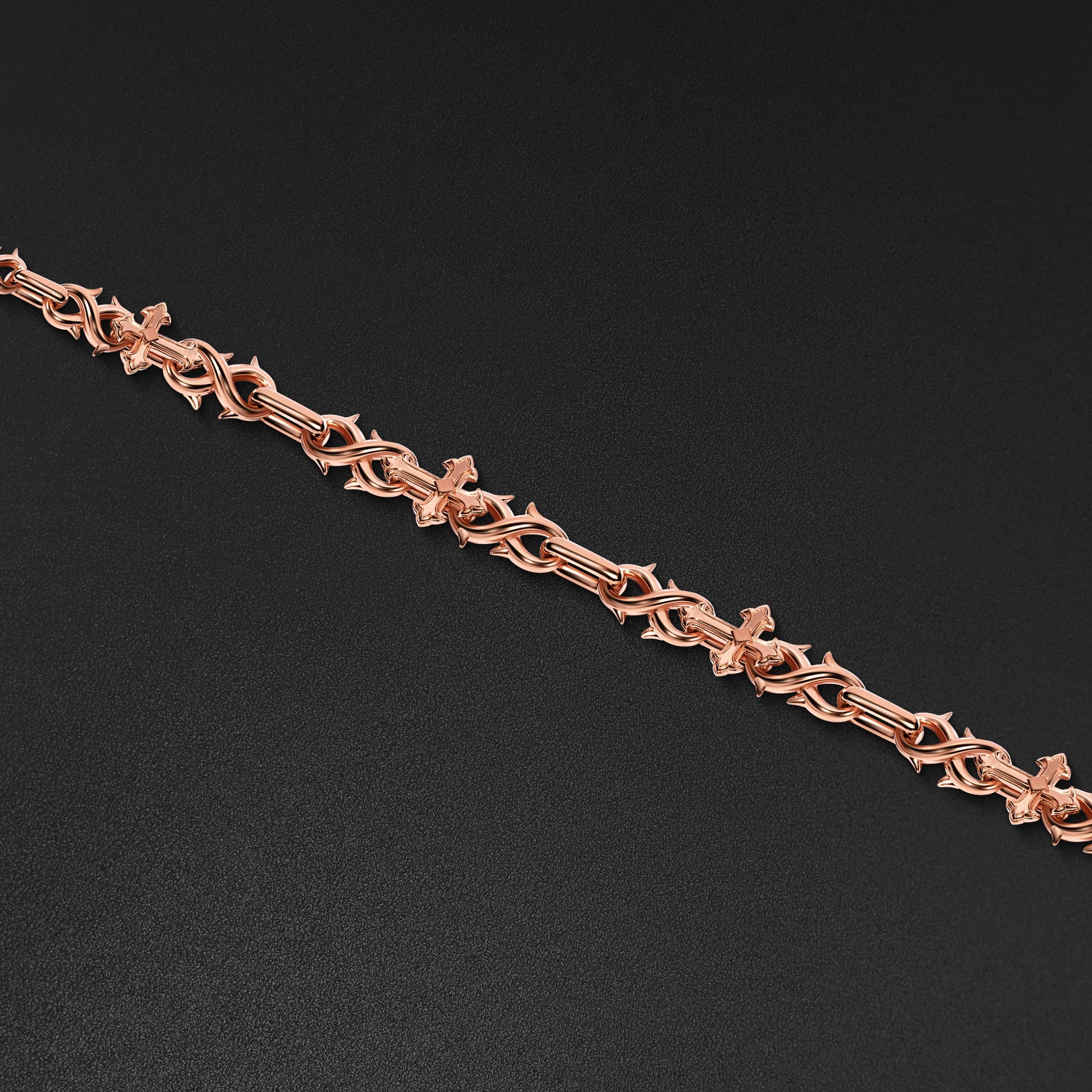 14mm St. Mark Chain - Rose