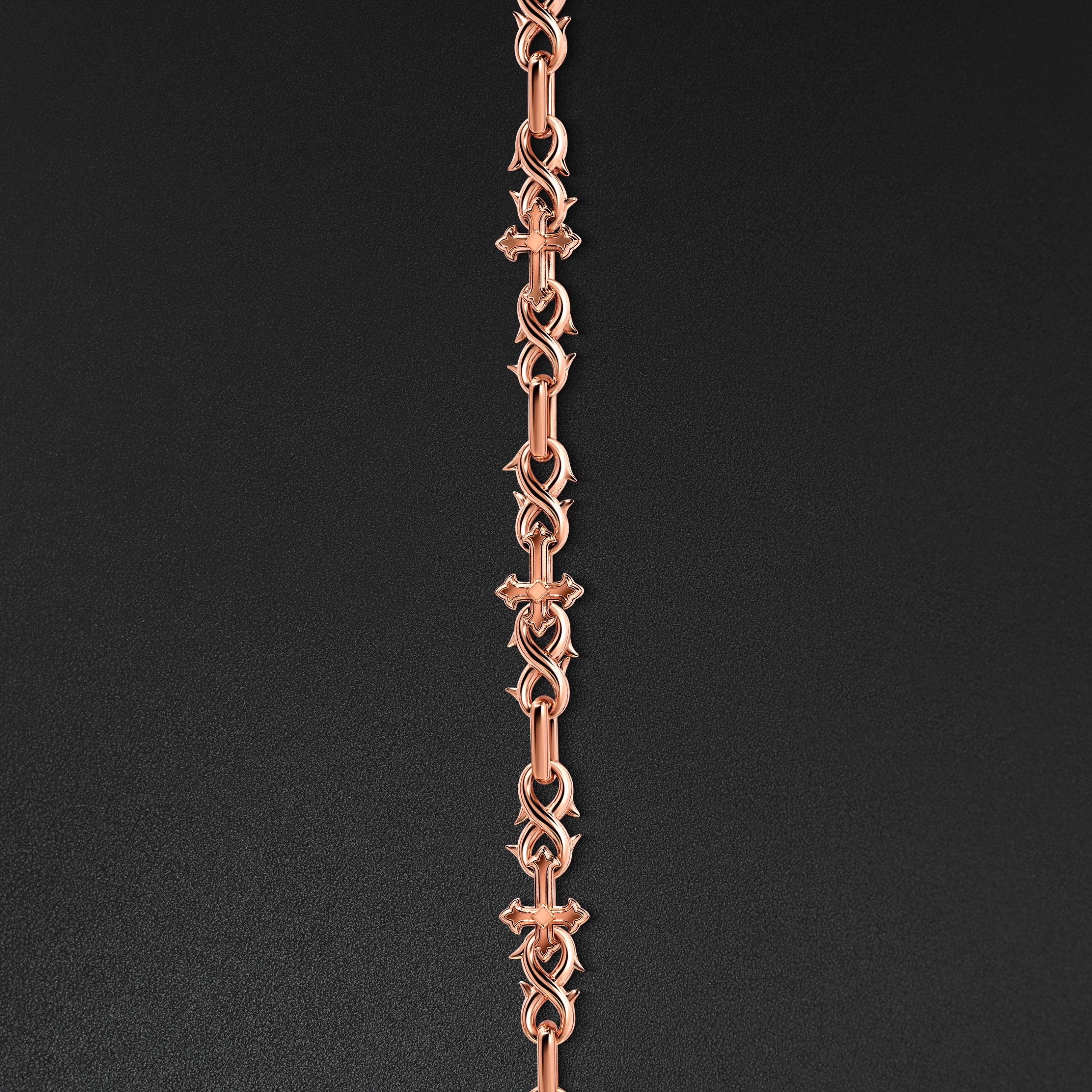 14mm St. Mark Chain - Rose