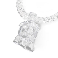 Big Clear Jesus Piece Pendant