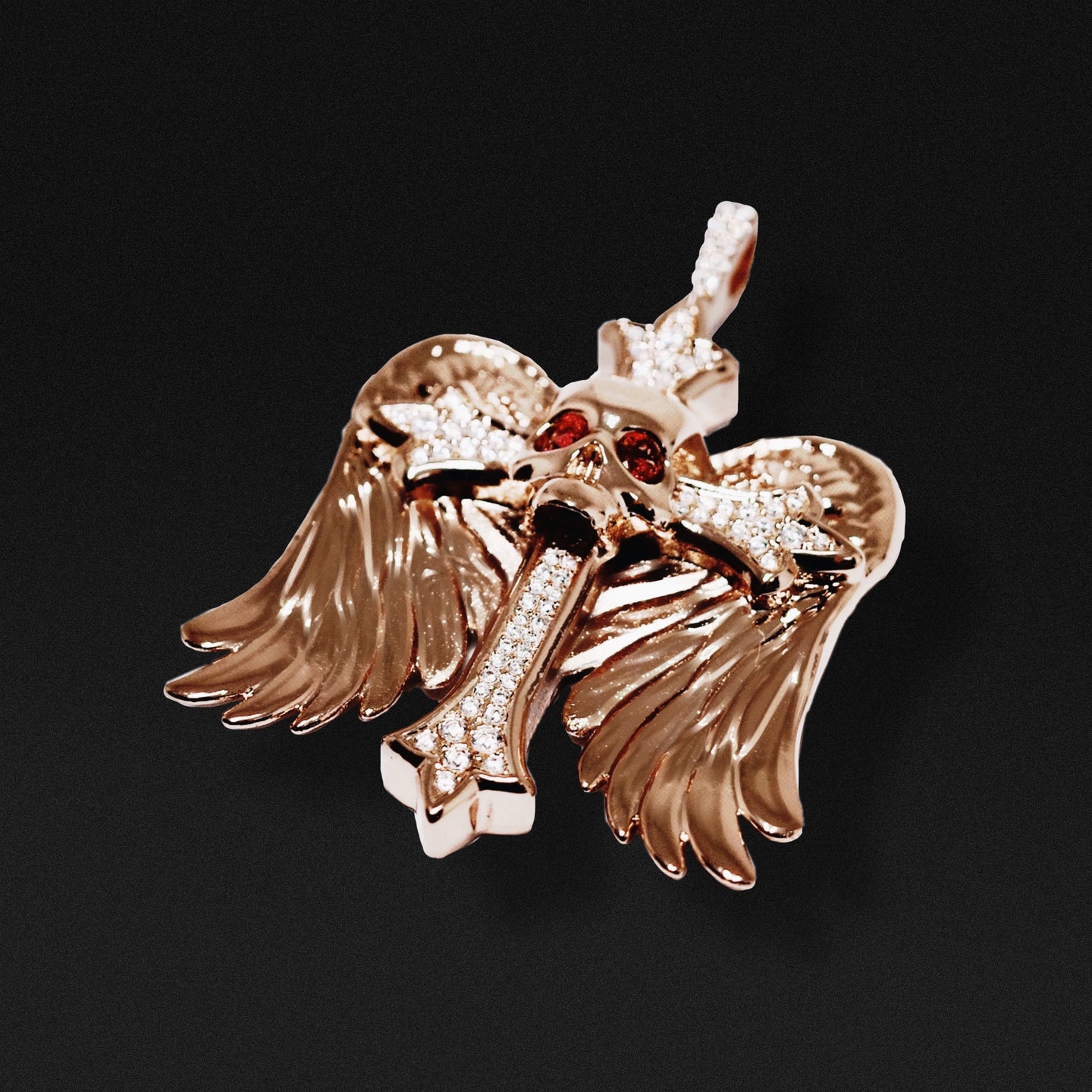 Angel of Death Pendant - Rosegold