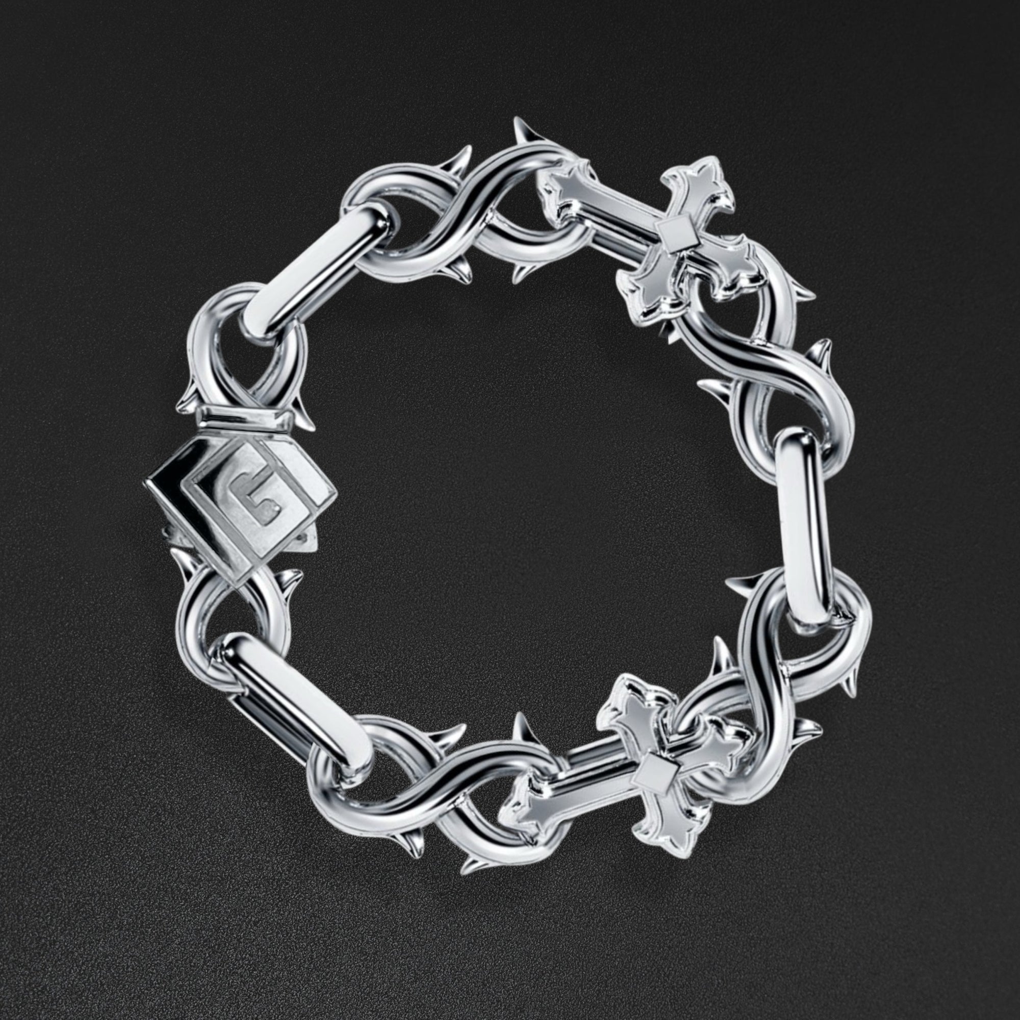 14mm St. Mark Bracelet - Platin