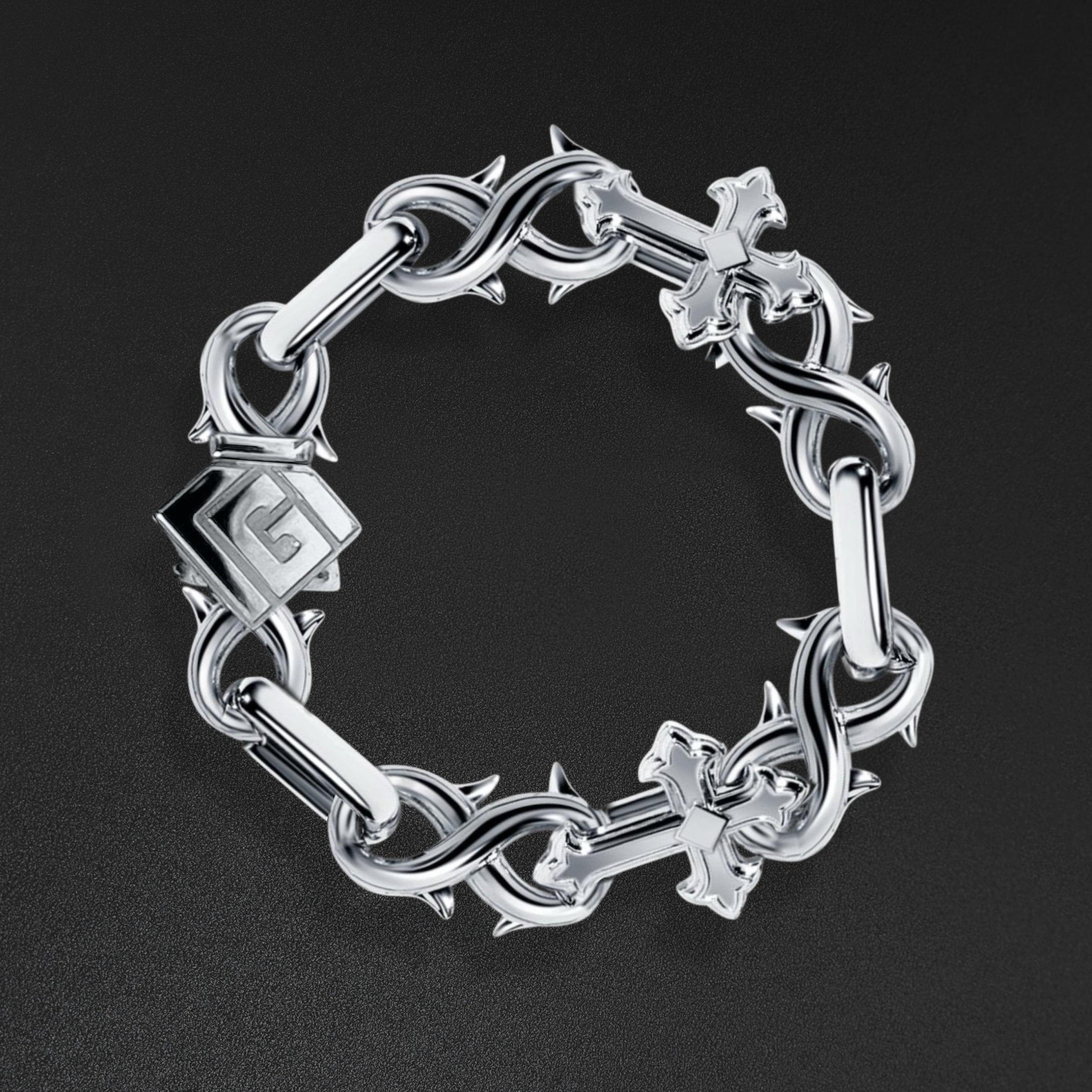 14mm St. Mark Bracelet - Platin