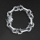 14mm Infinity Link Bracelet - Platin