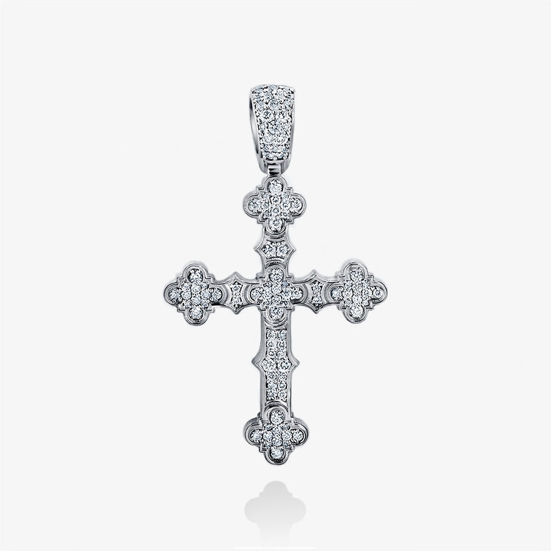 Small Diamond Cross Silver (VS+)
