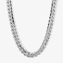 16mm Cgi Cuban Chain, Silver - Plain