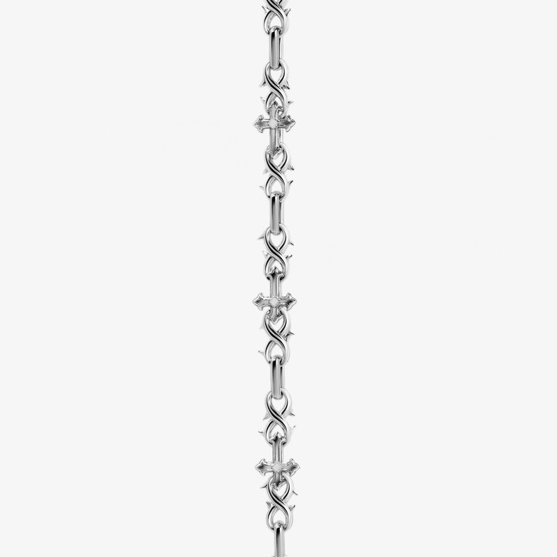 14mm Infinity Cross Chain - Platin