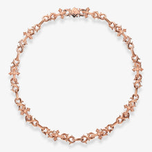 14mm Infinity Cross Chain - Rose