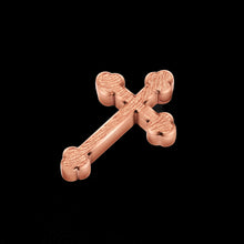 Vatican Wood Cross Pendant - Silver