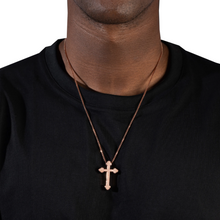 Vatican Wood Cross Pendant - Silver